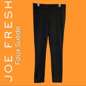Women’s Joe Fresh Faux Suede Front Leggings